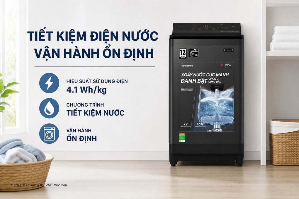 Ảnh minh họa Máy giặt Panasonic Inverter 10.5 kg NA-FJ105X1BV 1