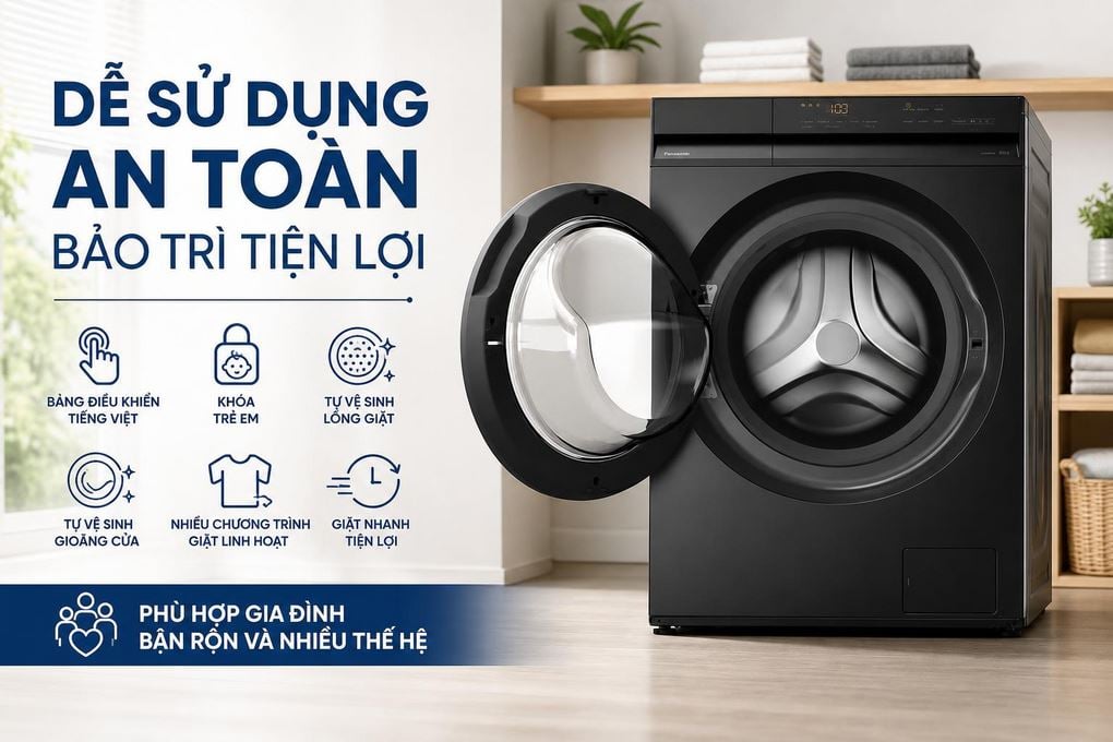 Máy giặt Panasonic Inverter 10 kg NA-20VDG1BVT