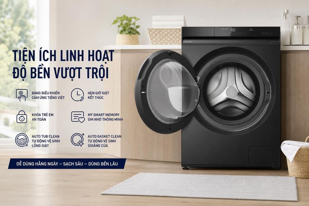 Ảnh minh họa Máy giặt Panasonic Inverter 11 Kg NA-22VDR1BVT 1