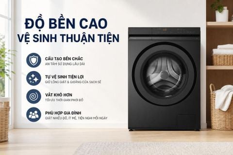 Máy giặt Panasonic Inverter 12 kg NA-24VDG1BVT