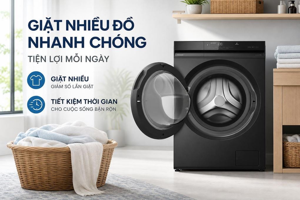 Ảnh minh họa Máy giặt Panasonic Inverter 12 kg NA-24VDW1BVT 2