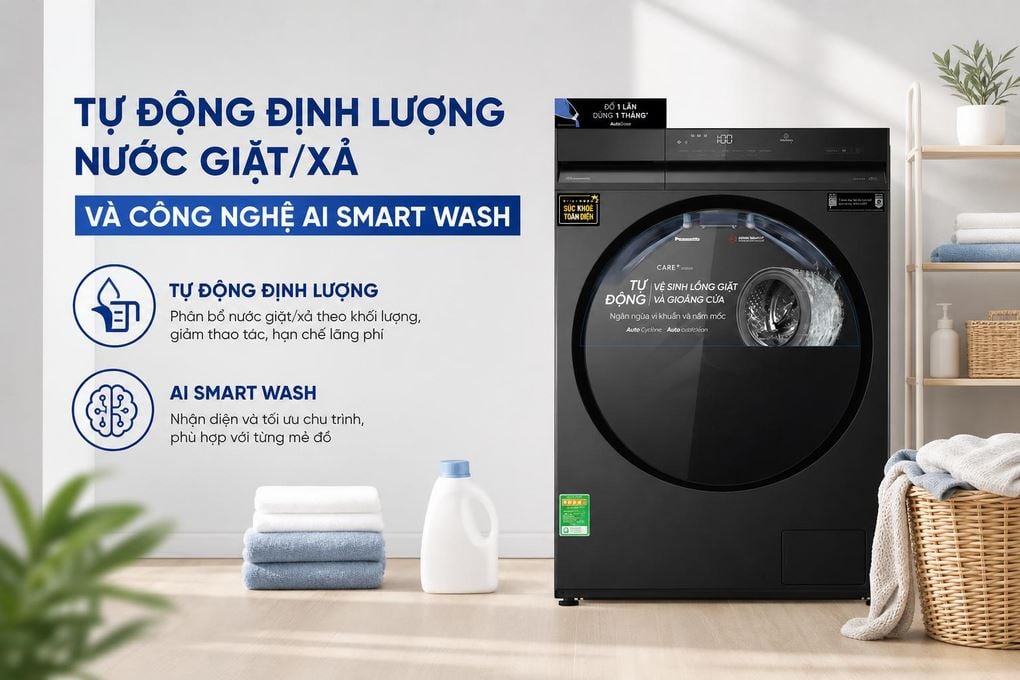 Ảnh minh họa Máy giặt Panasonic Inverter 12 kg NA-24VDW1BVT 3