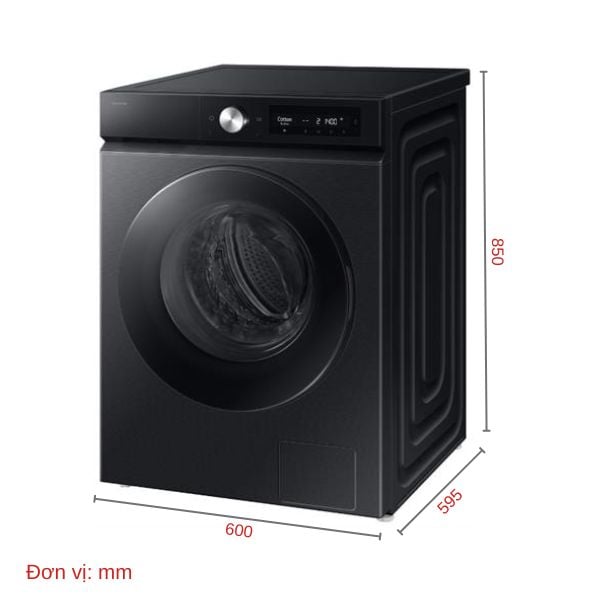 Ảnh minh họa Máy giặt Samsung Bespoke AI EcoBubble WW10DB7U34GBS 1