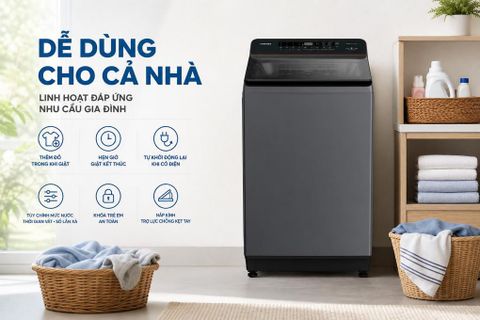 Máy giặt Toshiba Inverter 15 kg AW-T26D1600XV(MG)
