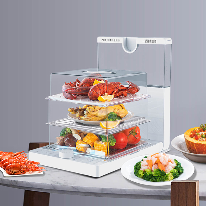 Ảnh minh họa Máy hấp điện 3 tầng đa năng ZHENMI Z1 1