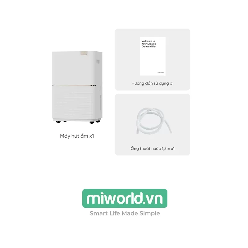 Máy Hút Ẩm Dreame DD20 20L - 40m²