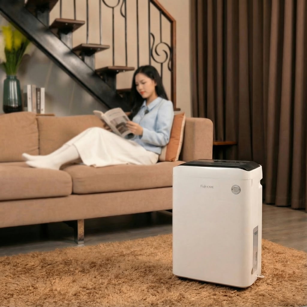 Ảnh minh họa Máy Hút Ẩm HEPA DH35W Kiểm Soát Độ Ẩm 1
