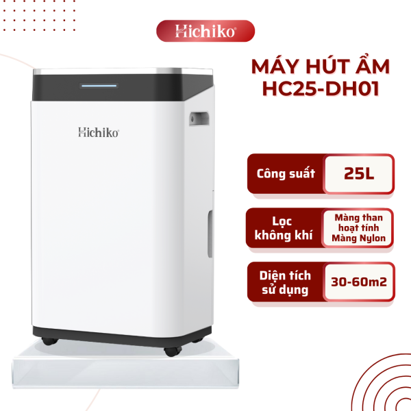 Ảnh minh họa Máy hút ẩm hichiko 25L HC25-DH001 chính hãng 2