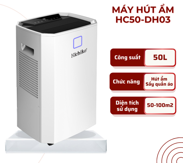Ảnh minh họa Máy Hút Ẩm hichiko HC50-DH03 Chất Lượng Cao 1