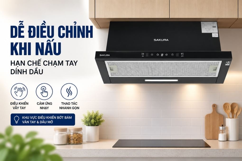 Ảnh minh họa Máy hút mùi âm tủ Sakura R-D25B 2