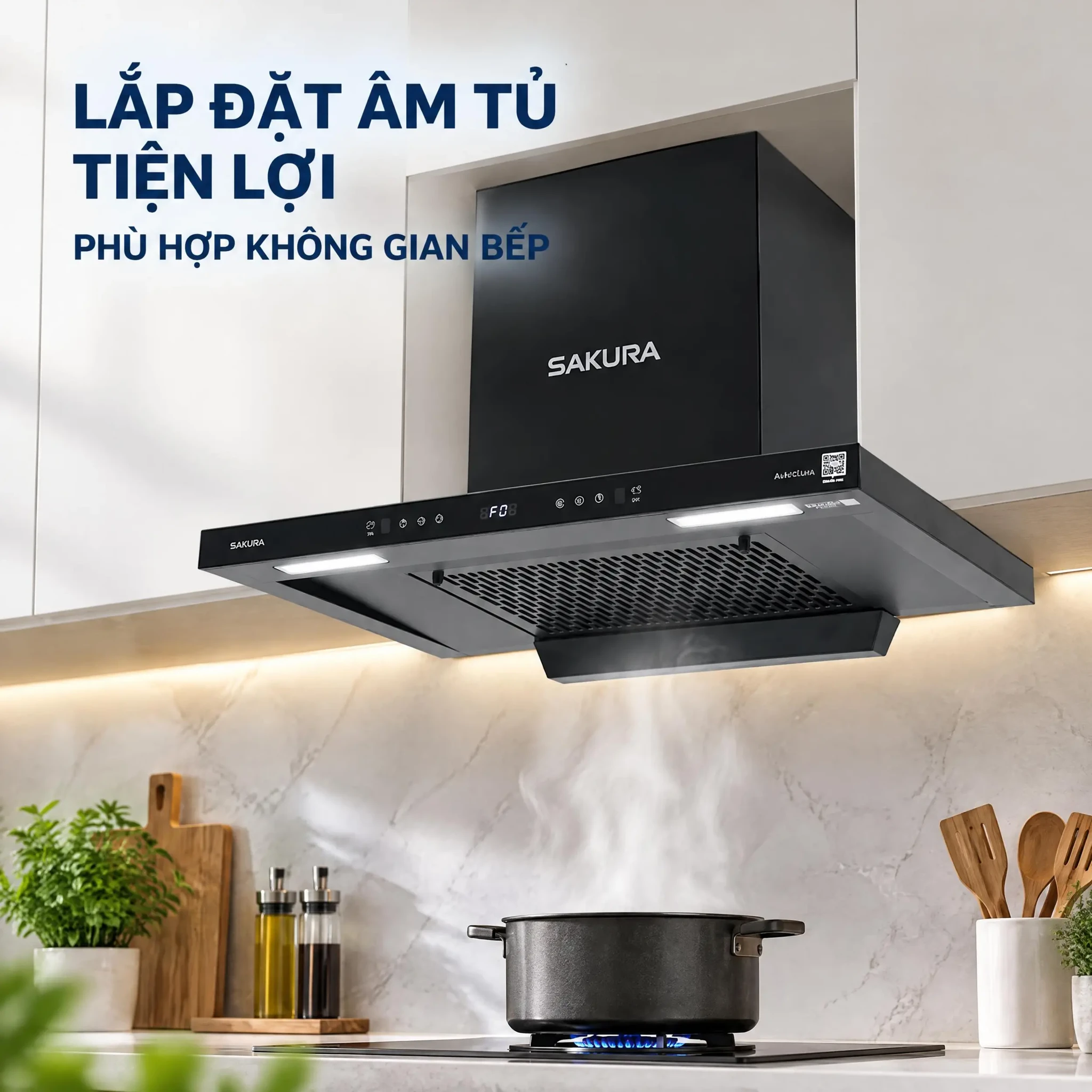 Ảnh minh họa Máy hút mùi âm tủ Sakura R-D65B 1