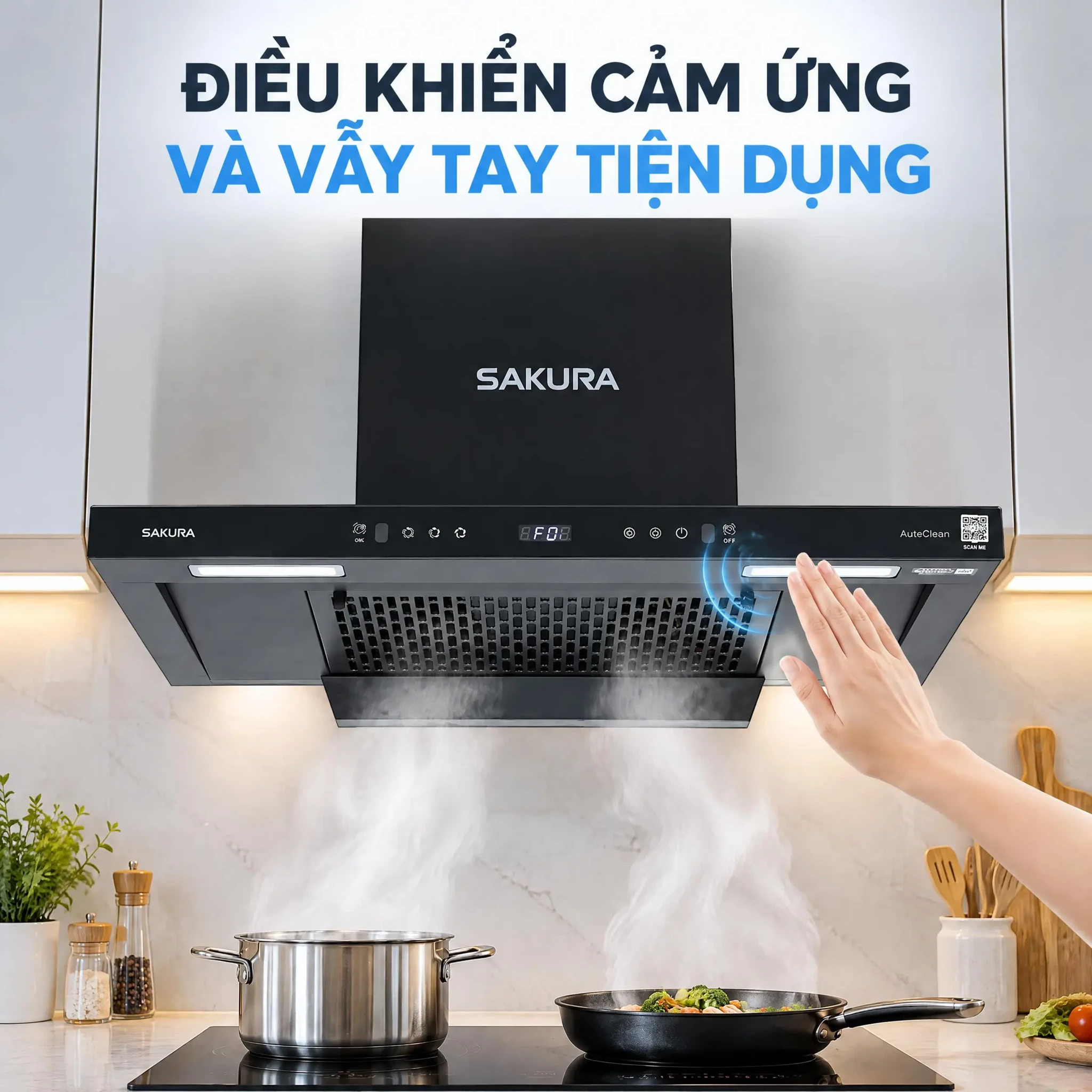 Ảnh minh họa Máy hút mùi âm tủ Sakura R-D65B 2
