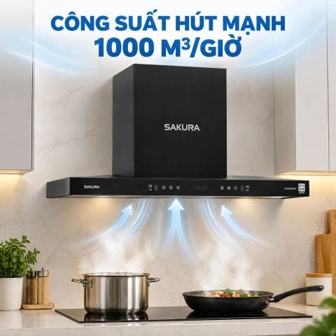 Máy hút mùi âm tủ Sakura R-D65B