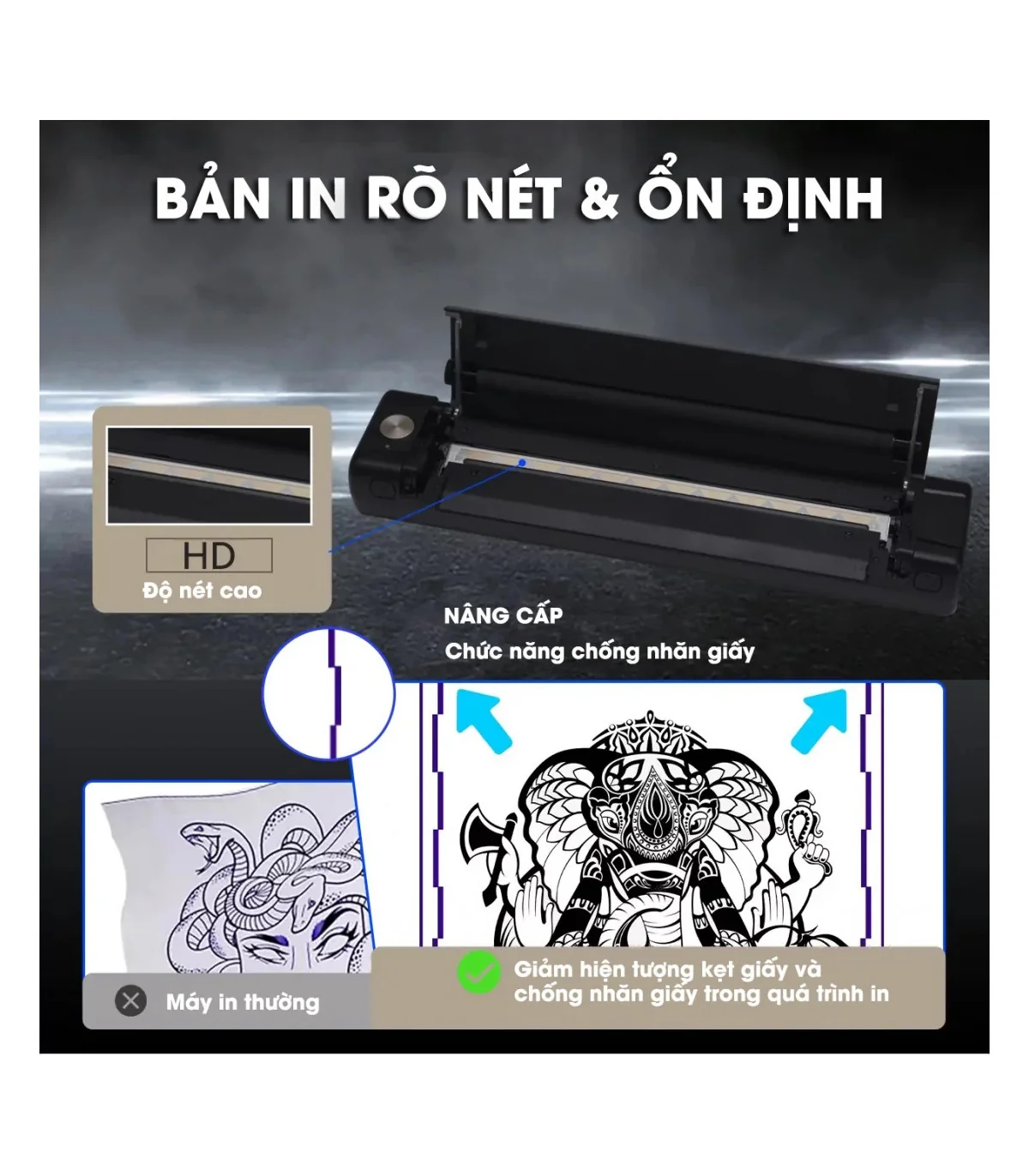 Ảnh minh họa Máy in hình xăm di động M08ES 1