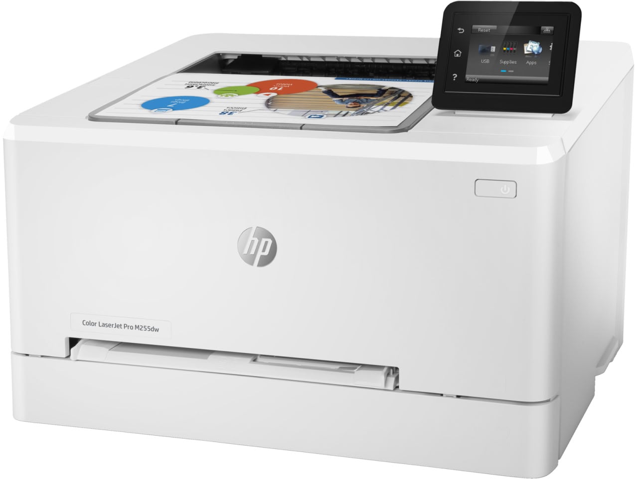 Máy in Laser màu HP 255dw 7KW64A (In đảo mặt, A4, USB, LAN, WIFI)