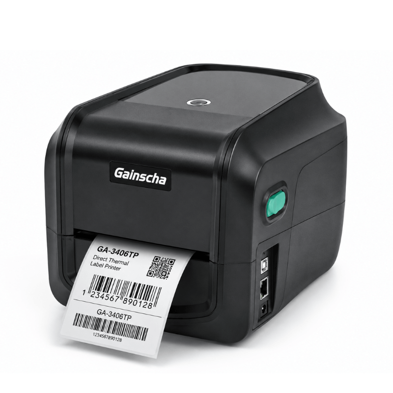 Máy in mã vạch Gainscha GA-3406T 300DPI