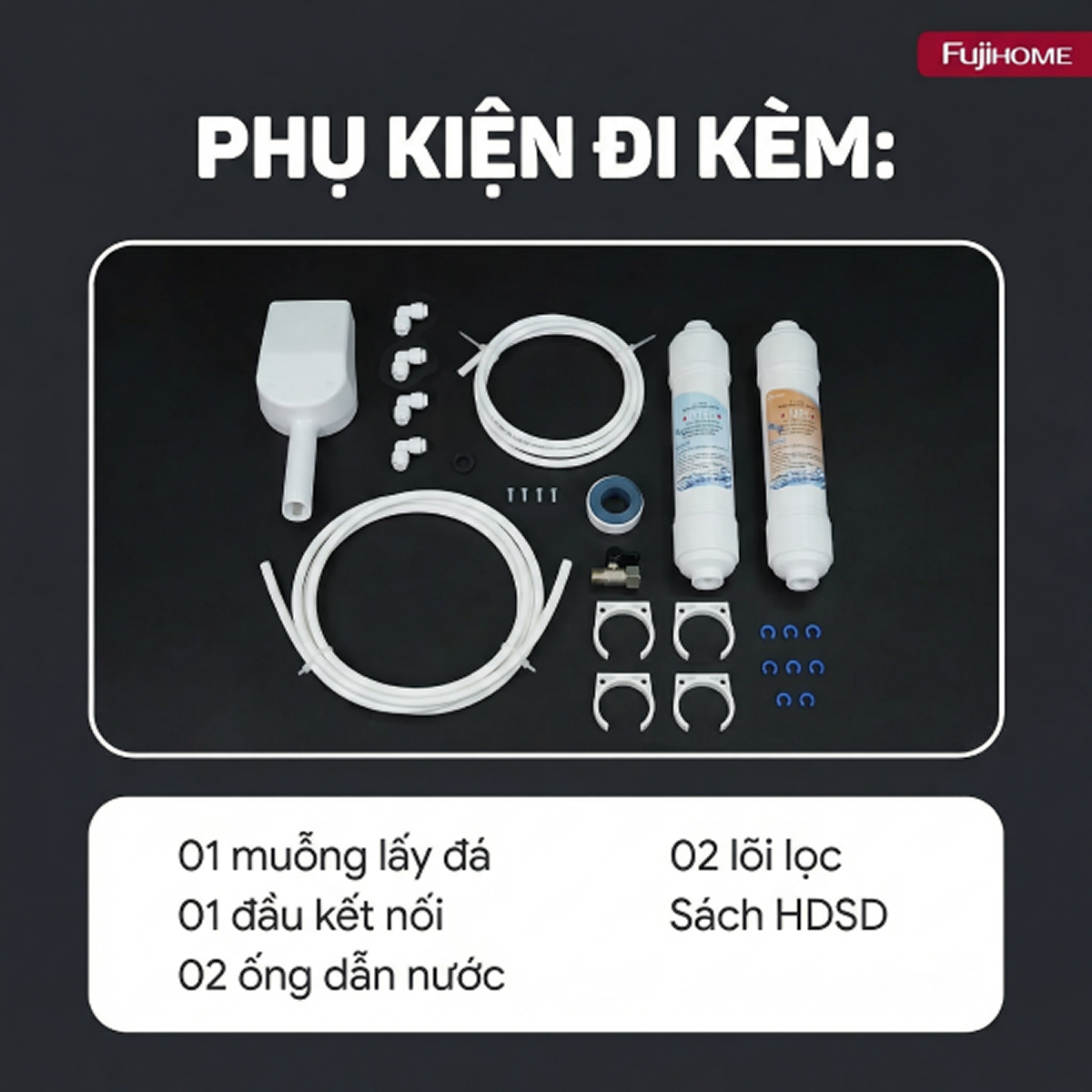 Ảnh minh họa Máy làm đá thương mại Fujihome IM65 1