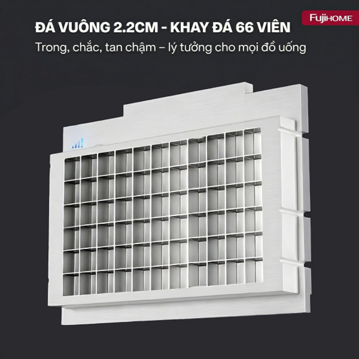 Ảnh minh họa Máy làm đá thương mại Fujihome IM65 3