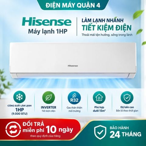 Máy lạnh Hisense 1HP AS-10CR4RLUHA00