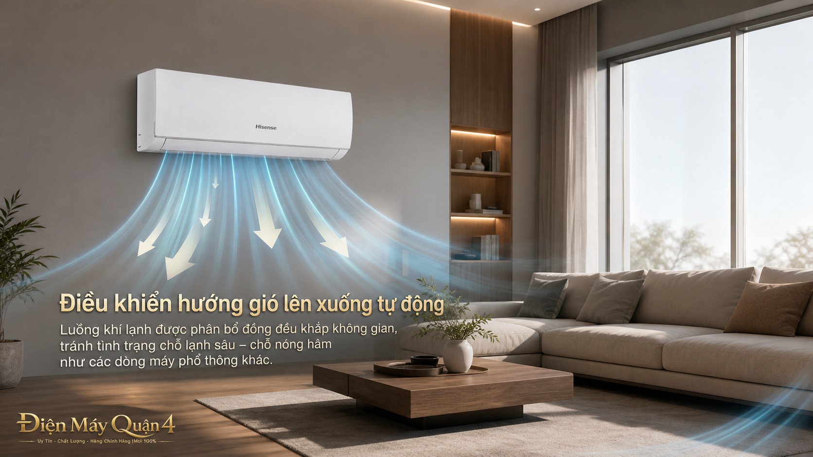 Ảnh minh họa Máy lạnh Hisense inverter 1HP AS-10TR4RLRCD00 3
