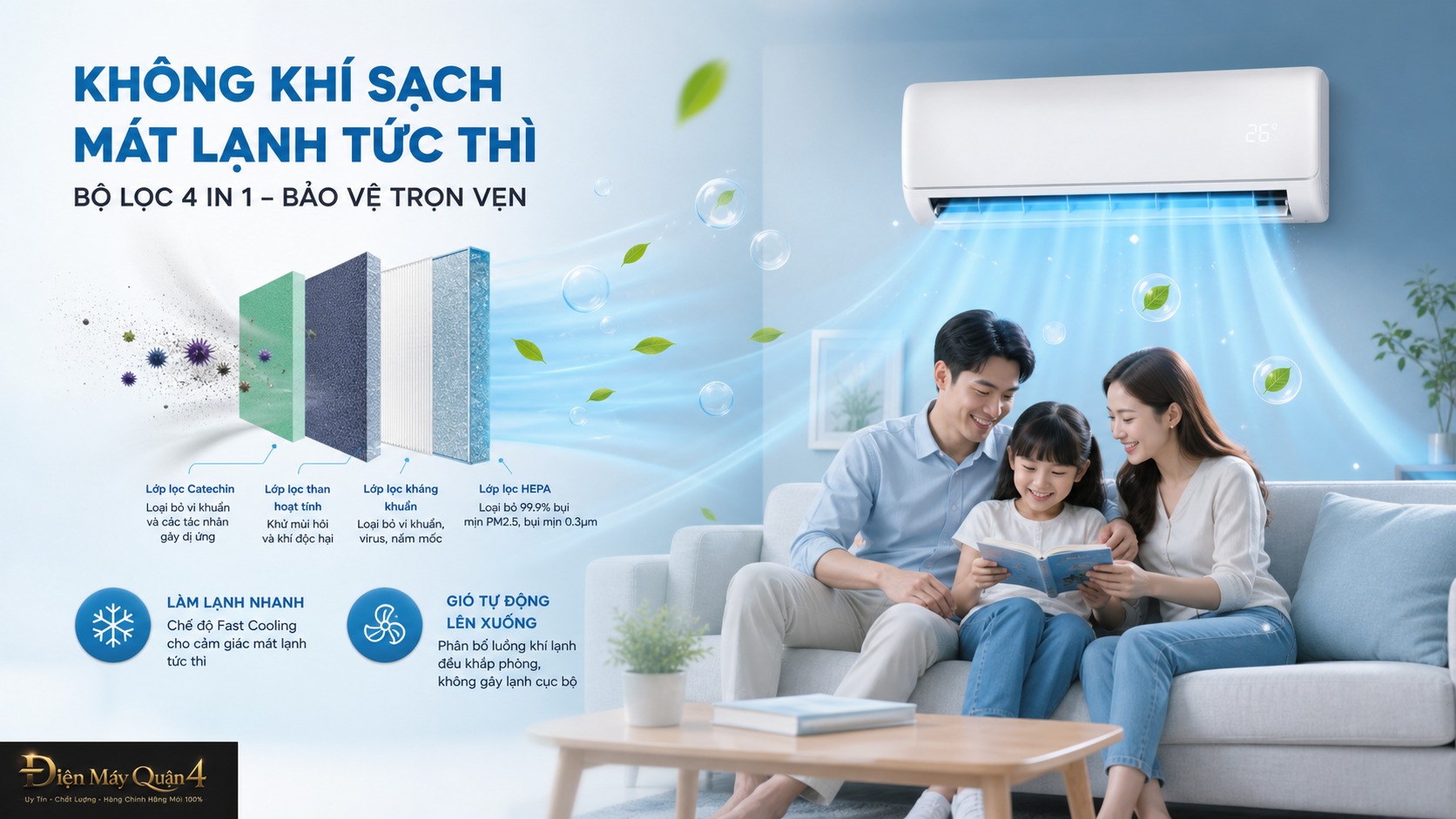 Ảnh minh họa Máy lạnh Hisense Inverter 2.5 HP AS-24TW4RXTCD01 1