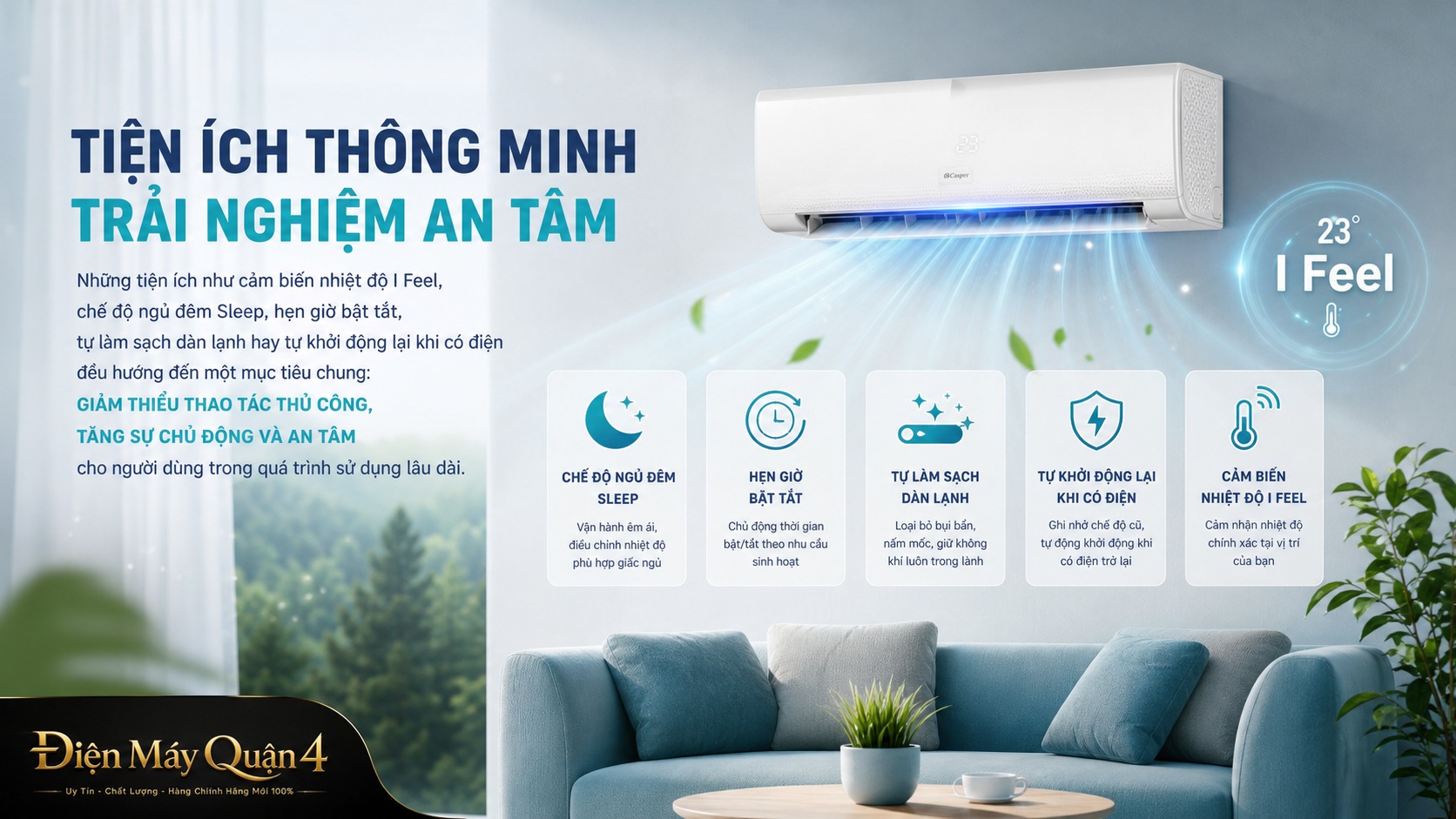 Ảnh minh họa Máy lạnh Hisense Inverter 2.5 HP AS-24TW4RXTCD01 2