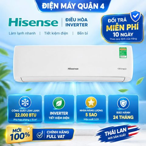 Máy lạnh Hisense Inverter 2.5 HP AS-24TW4RXTCD01