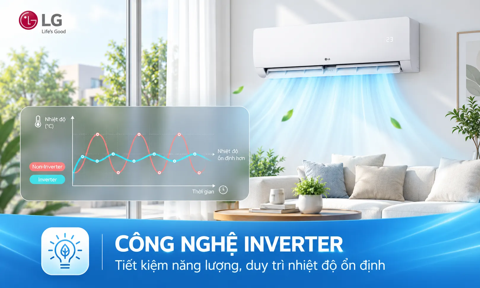 Ảnh minh họa Máy lạnh LG 1.0HP 2026 (IFC09M1) 1