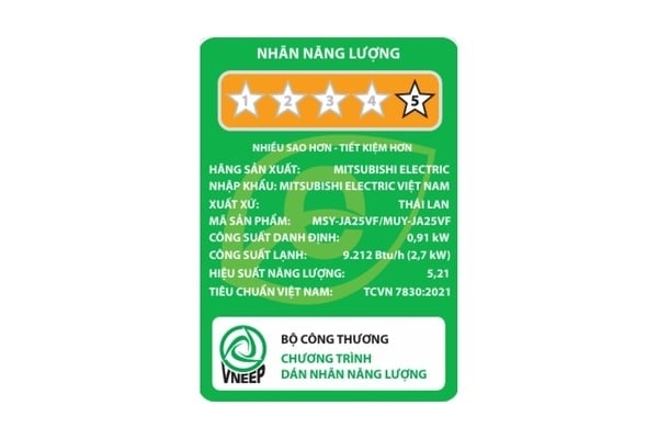 Ảnh minh họa Máy lạnh Mitsubishi Electric Inverter 1HP MSY-JA25VF 1