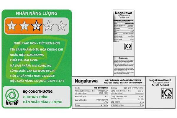 Ảnh minh họa Máy lạnh Nagakawa Inverter 1 HP NIS-C09R2T62 1