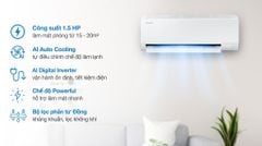  Máy lạnh Samsung Inverter 1.5 HP AR50H13D1BHNSV 