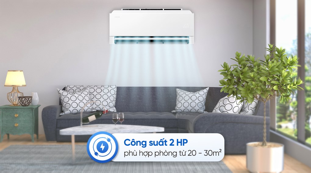 Ảnh minh họa Máy lạnh Samsung Wind-Free Inverter 2 HP AR80H18DAAWNSV 1