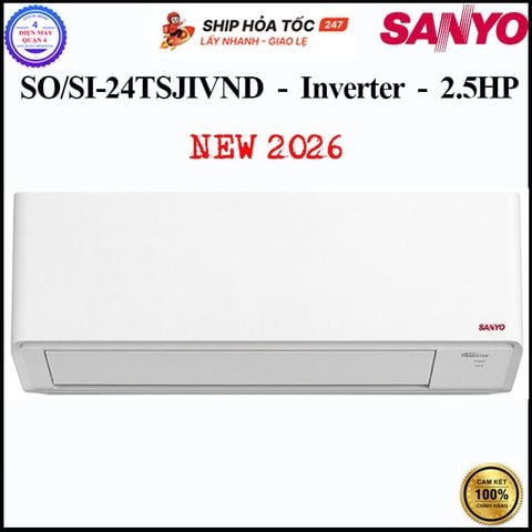 Máy lạnh Sanyo 2.5HP Inverter SO/SI-24TSJIVND