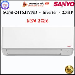 Máy lạnh Sanyo 2.5HP Inverter SO/SI-24TSJIVND 