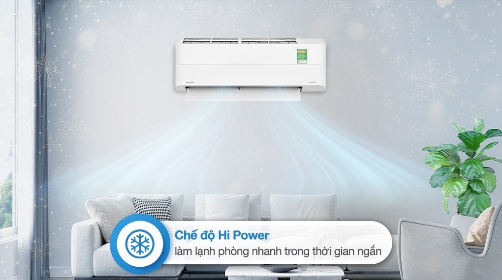 Ảnh minh họa Máy lạnh Toshiba Inverter 1.5 HP RAS-H13P2KCVG-V 3