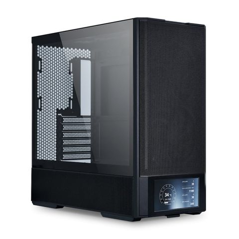 Thùng máy Lian Li Lancool 207 Black | ATX, Kèm sẵn 4 Fan, LCD 6 inch