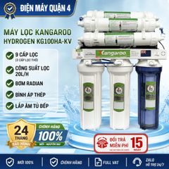  Máy lọc kangaroo Hydrogen KG100HA-KV lắp âm tủ bếp 