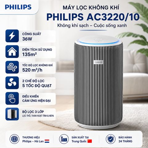 Máy lọc không khí Philips AC3220/10