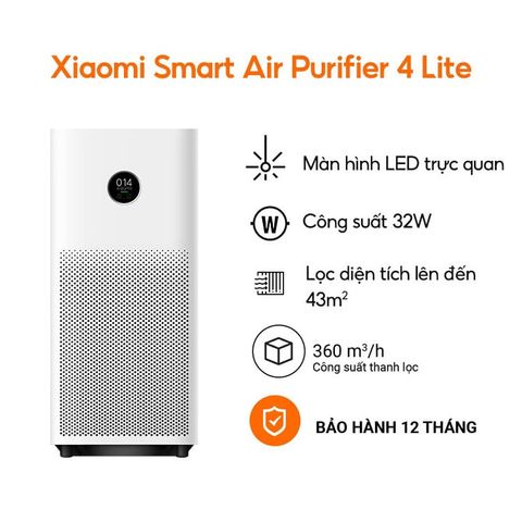 Máy lọc không khí Xiaomi Mi Air Purifier 4 Lite (43m2) BHR5274GL