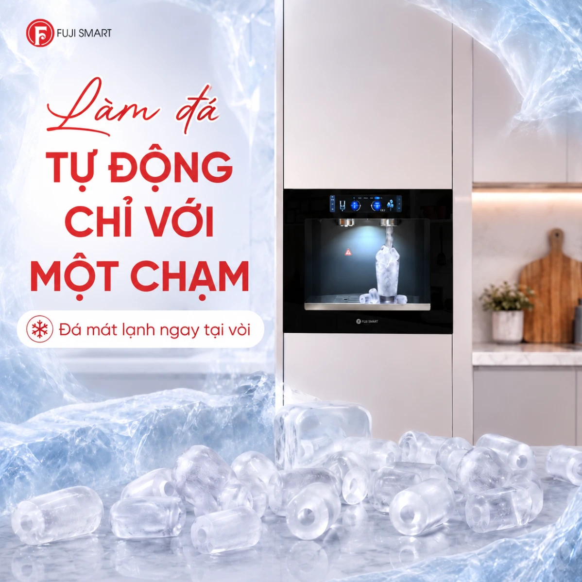 Ảnh minh họa Máy lọc nước âm tường nghệ thuật Fuji Smart JAI 2