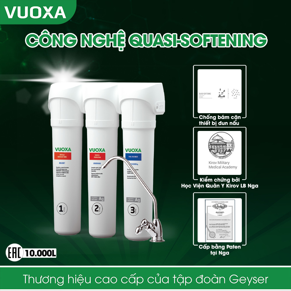 Ảnh minh họa Máy lọc nước công nghệ Aragonite Vuoxa 4 3