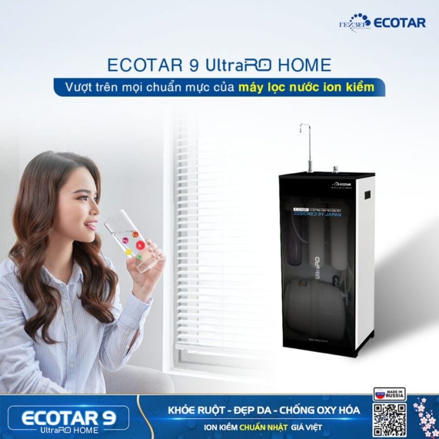 Ảnh minh họa Máy lọc nước ion kiềm Geyser Ecotar 9 UltraRO Home 1
