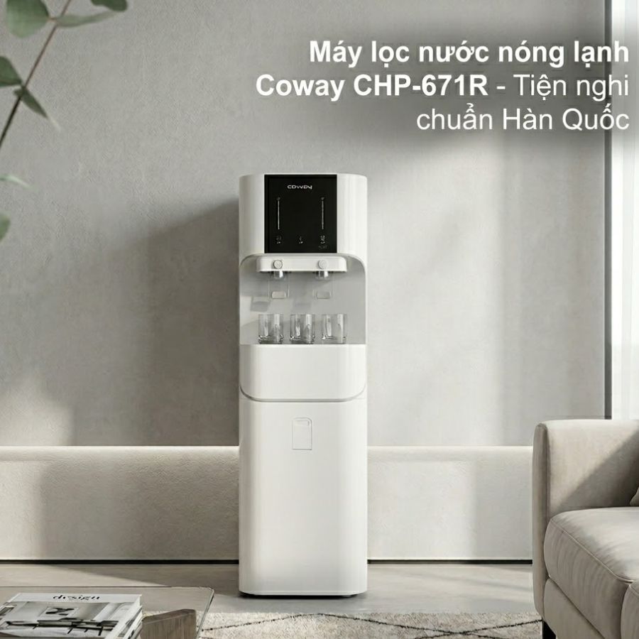 Ảnh minh họa Máy lọc nước nóng lạnh Coway CHP- 671R 2