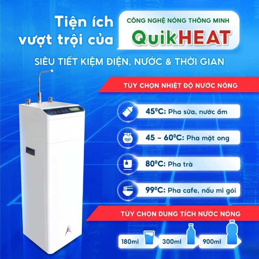 Ảnh minh họa Máy lọc nước nóng thông minh – lạnh ROBOT UltraQC-6U 3