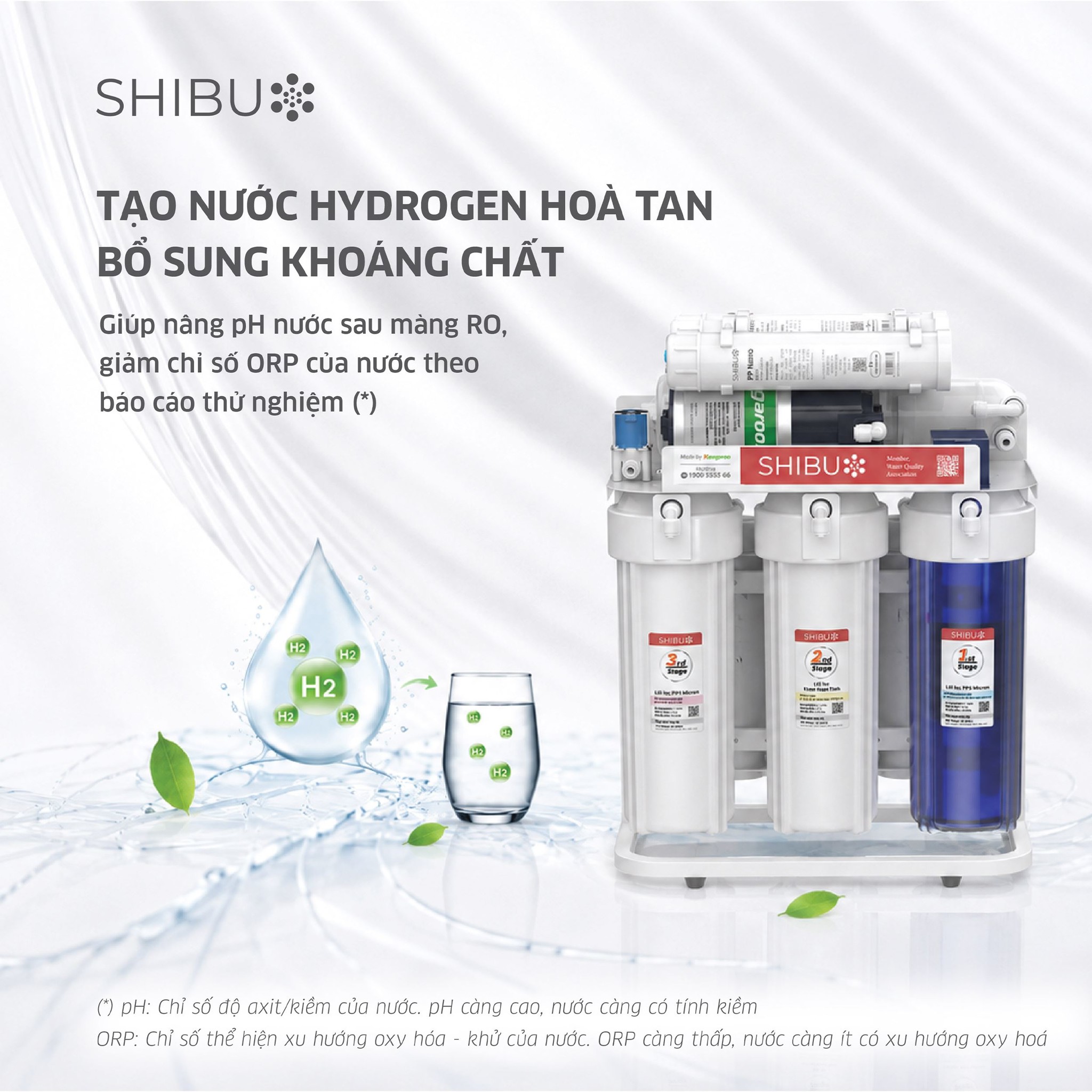 Ảnh minh họa Máy lọc nước RO âm tủ Shibu SB35 11 lõi 3