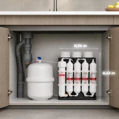  Máy lọc nước RO để gầm Makano MKW-35008E 8 cấp lọc 