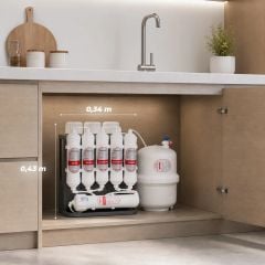  Máy lọc nước RO để gầm Makano MKW-35009E 8 cấp lọc 