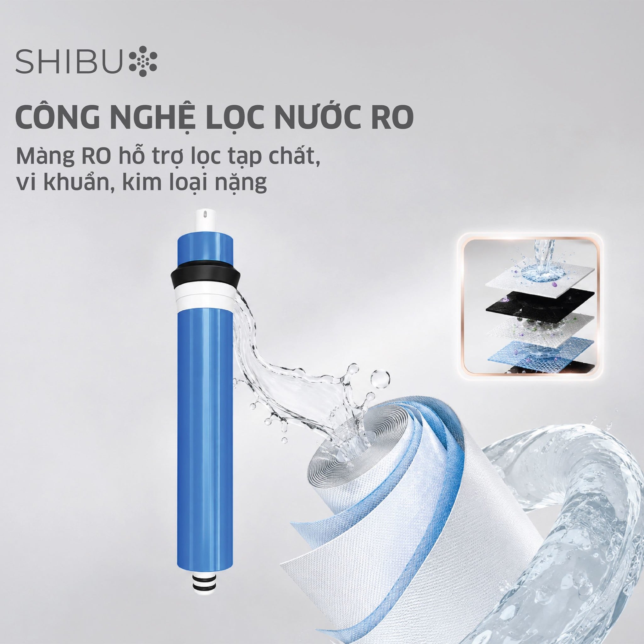 Ảnh minh họa Máy lọc nước RO Shibu SB16 11 lõi 3