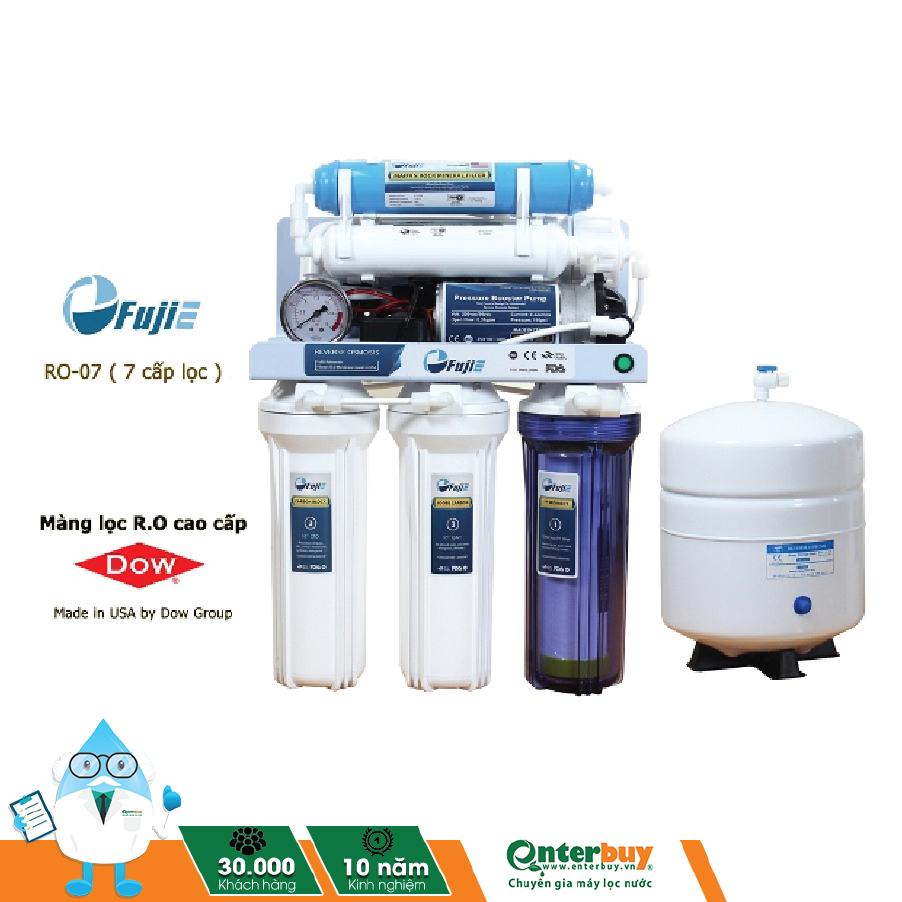 Ảnh minh họa Máy lọc nước RO thông minh FujiE 7 cấp lọc FRO -07 1