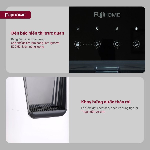 Ảnh minh họa Máy lọc nước RO thương mại tích hợp nóng lạnh Fujihome WP9201C 2